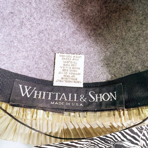 Whittall And Shon Gold Glitter Vintage Church Derby Hat - Picture 12 of 12